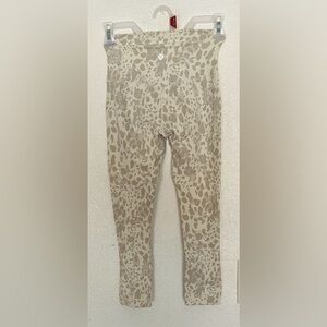 Lululemon Athletica Tan and Brown Leopard Print Leggings